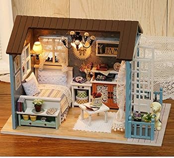 Amazon.co.jp: (t-FREAK)ドールハウス 手作りキットセットミニチュア